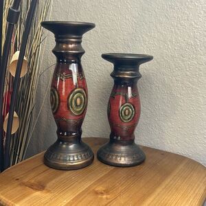 Decorative candle holders ￼
